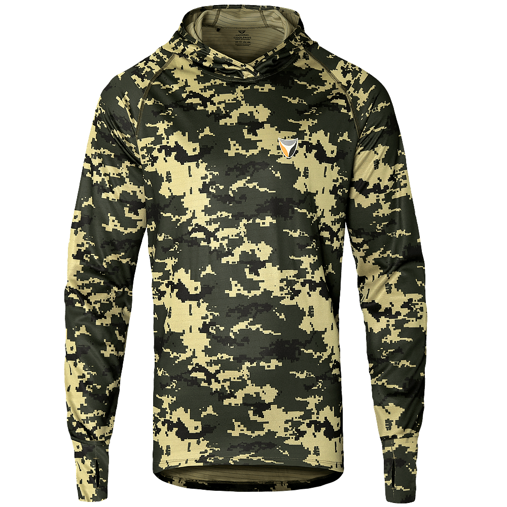 Кофта Camotec Long sleeve Hood Woodland